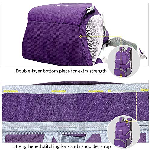 ZOMAKE Lightweight Packable Backpack 35L Light Foldable Backpacks