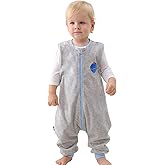 ililmmoe Baby Sleep Sack Spring Autumn Warm Infant Walking Sleeping Bag with Legs Wearable Blankets Pajamas 1-4T