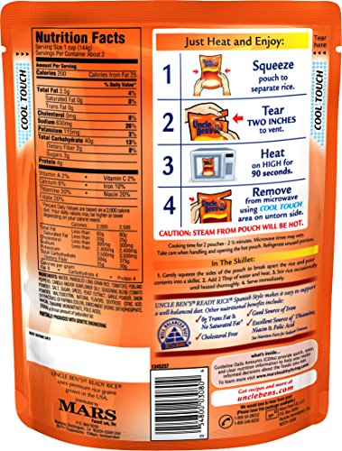 UNCLE BEN'S Ready Rice: Spanish Style, 8.8oz