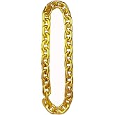 Huge Fake Gold Chain Old School Rapper Necklace Costume Bling Jewelry
