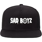 Sad Boyz - Flatbill Snapback Hat Black