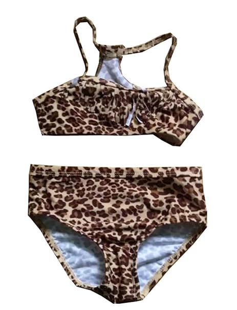 Polyester bikini jungle leopard baby girl