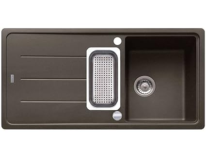 Franke Basis BFG 651 Umbra Fragranitspüle Abwaschbecken Grau Küchenspüle Einbau