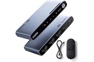 llano HDMI 2.1 Switch 3 in 1 Out, 8K@60Hz with Remote, 4K@120Hz/240Hz, VRR, HDR10+, Dolby Atmos, CEC, 48Gbps,HDMI Switcher for PS5, Xbox, Switch, Roku, Fire Stick, Apple TV, Aluminum Alloy Case