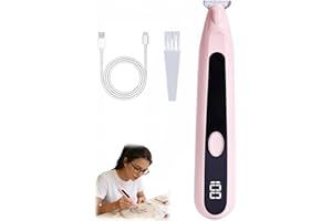 Electric Embroidery Removal Tool,Stitch Eraser for Embroidery,Rechargeable Seam Ripper Machine (Pink)
