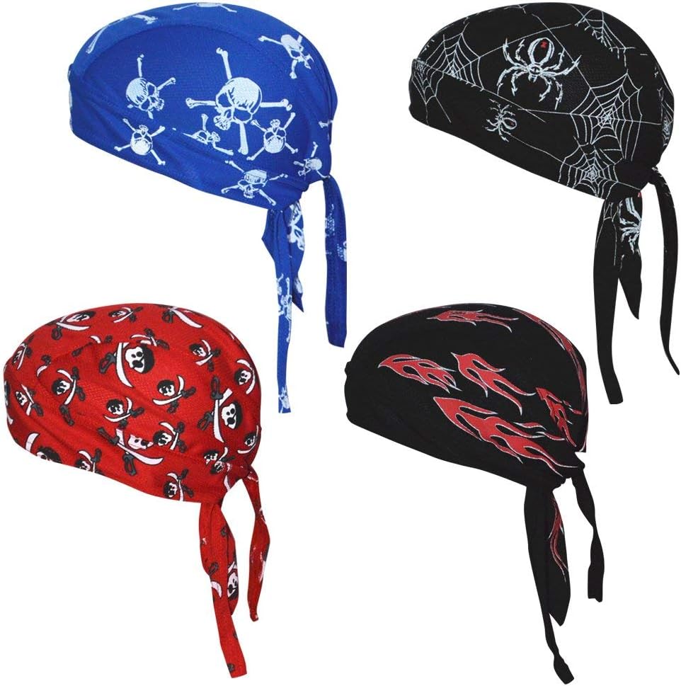QING Sweat Wicking Beanie Cap Hat Chemo Cap Skull Cap for Men and Women
