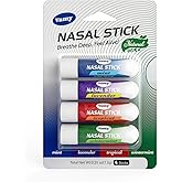 vamy Nose Inhaler Stick, Nasal Stick Boost Energy Set, Natural Mint Nasal Sticks for Breathing Enhance Focus & Breathe Better, Provides Fresh Cooling Sensation