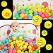 Youngever 50 Emoji Pit Balls, Ball Pit, Crush Proof Plastic Ball Pit with Sturdy Clear Bag