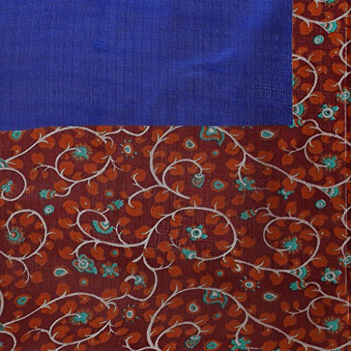 Rajnandini Women's Tussar Silk Kalamkari Printed Saree(JOPLNB6004_Free Size) - Image 6