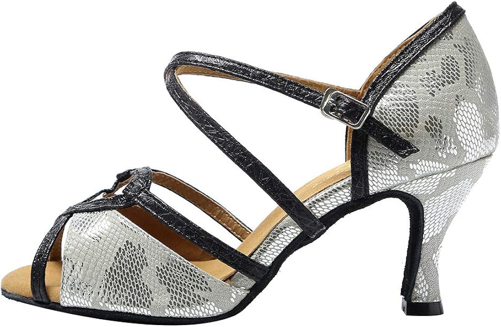 Scarpe Da Ballo Donna Eleganti - Sandali Tango, Valzer E Bachata Con Tacco A Scelta - Foto 8