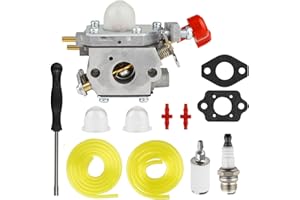 SIMPERAC 753-06288 Carburetor for Craftsman 25cc 27cc Troy Bilt TB35EC TB25CE TB25CEC TB25CH TB25HT TB25SEC TB25SH TB27BC TB2044XP TB2MB TB430 MTD 25CC 27CC Gas Trimmer Leaf Blower Engine