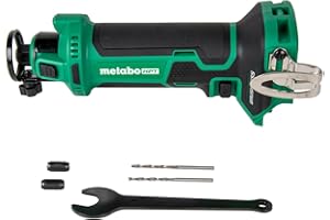 Metabo HPT 18V MultiVolt Cordless Drywall Cut-Out Tool | Tool Only - No Battery | Brushless Motor | 28,000 RPM | 1/8-Inch & 1