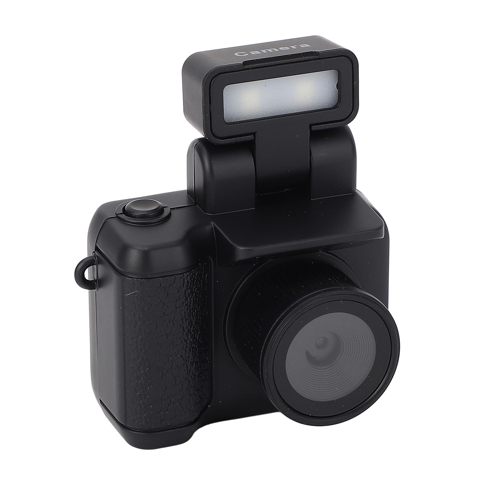 Yosoo Health Gear Vintage Mini Digital Camera 1080P, Keychain Size with LED Flash LCD Screen, Thumb Camera with Charging Base for Kids Teens Travel