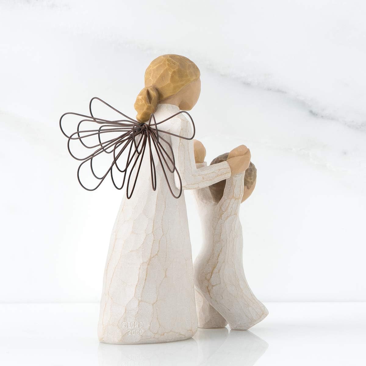 Willow Tree Guardian Angel Figurine, Natural, 5" height - Image 5