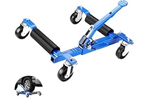 TackView Car Wheel Dolly Set,1PCS 1500 LBS Capacity Dollies with Jack for Vehicle Repair, Positioning & Moving