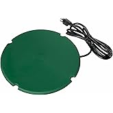 Farm Innovators Heated Pond Saucer, 200W Electric Heater for Any Size Fish or Outdoor Ponds, Low-Profile Design with Sealed Internal Wiring