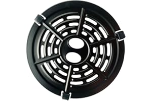Round Air Fryer Grill Plate, 304 Stainless Steel Nonstick Crisper Pan with Handle, Dash, Bella, Gowise, for Elite Gourmet for