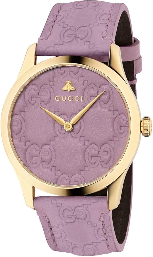 Amazon Com Gucci G Timeless Ya1264098 Purple Gold One Size Watches