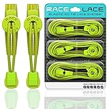 Elastic Shoelaces - No Tie Laces For Running Shoes | Laces For Triathlon To Keep Pace | Lock Shoe Laces For Kids & Seniors | 5 Colours Available