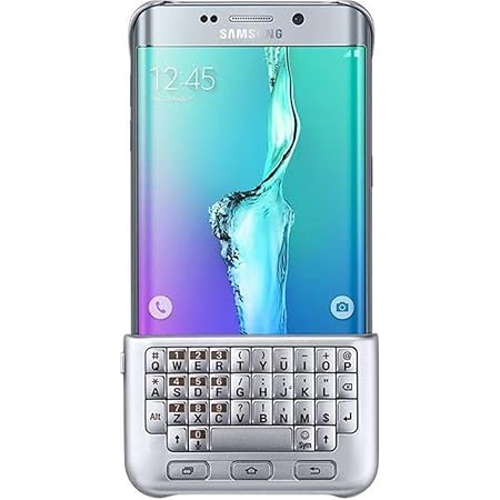 Samsung Keyboard Case mit Tastatur für Galaxy S6 Edge+, silber