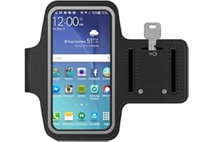 MMOBIEL Running Armband Phone Holder – Compatible with Samsung Galaxy S21 Ultra/A71/A22/A13/A12 & Phones up to 7.5" – Stretch