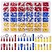 Glarks 540pcs 22-16/16-14/12-10 Gauge Mixed Quick Disconnect Electrical Insulated Butt Bullet Spade Fork Ring Solderless Crimp Terminals Connectors Assortment Kit primary