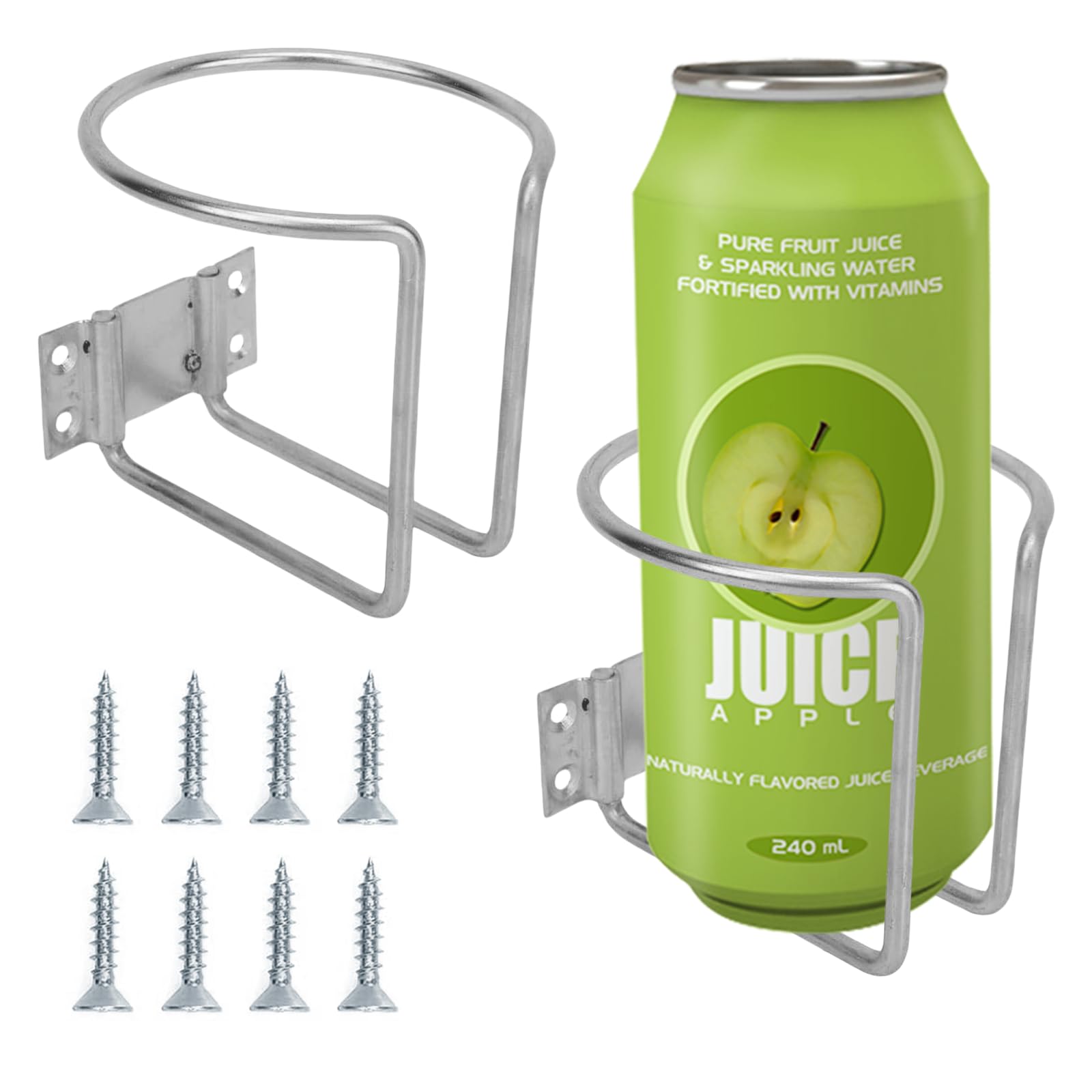 TKSE Boat Ring Cup Holder, 2PCS Stainless Steel Rust Proof Waterproof Drink Holder Anti-Rocking Cup Holder for Car Camper RV Marine Yacht