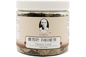 Fan XIE YE - 番泻叶 - Senna Leaf - FUHENG福恒 - Since 1905-50g 1 Container Not Powdered