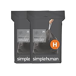 simplehuman Code H 40 Count, Genuine Odorsorb