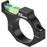 EZshoot Scope Level Scope Bubble Level Anti-Cant for Reticle Alignment | Scope Level for Accurate Calibration, Strong Aluminum Alloy, Anti-cant Design Prevents Tilt Error, Fits Scope Tubes