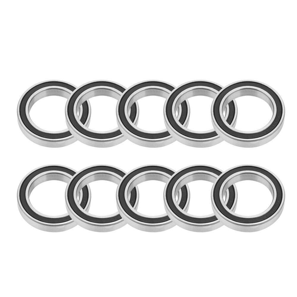 Dingln 10pcs 6805-2RS Rubber Sealed Deep-groove Ball Bearings 25mm*37mm*7mm