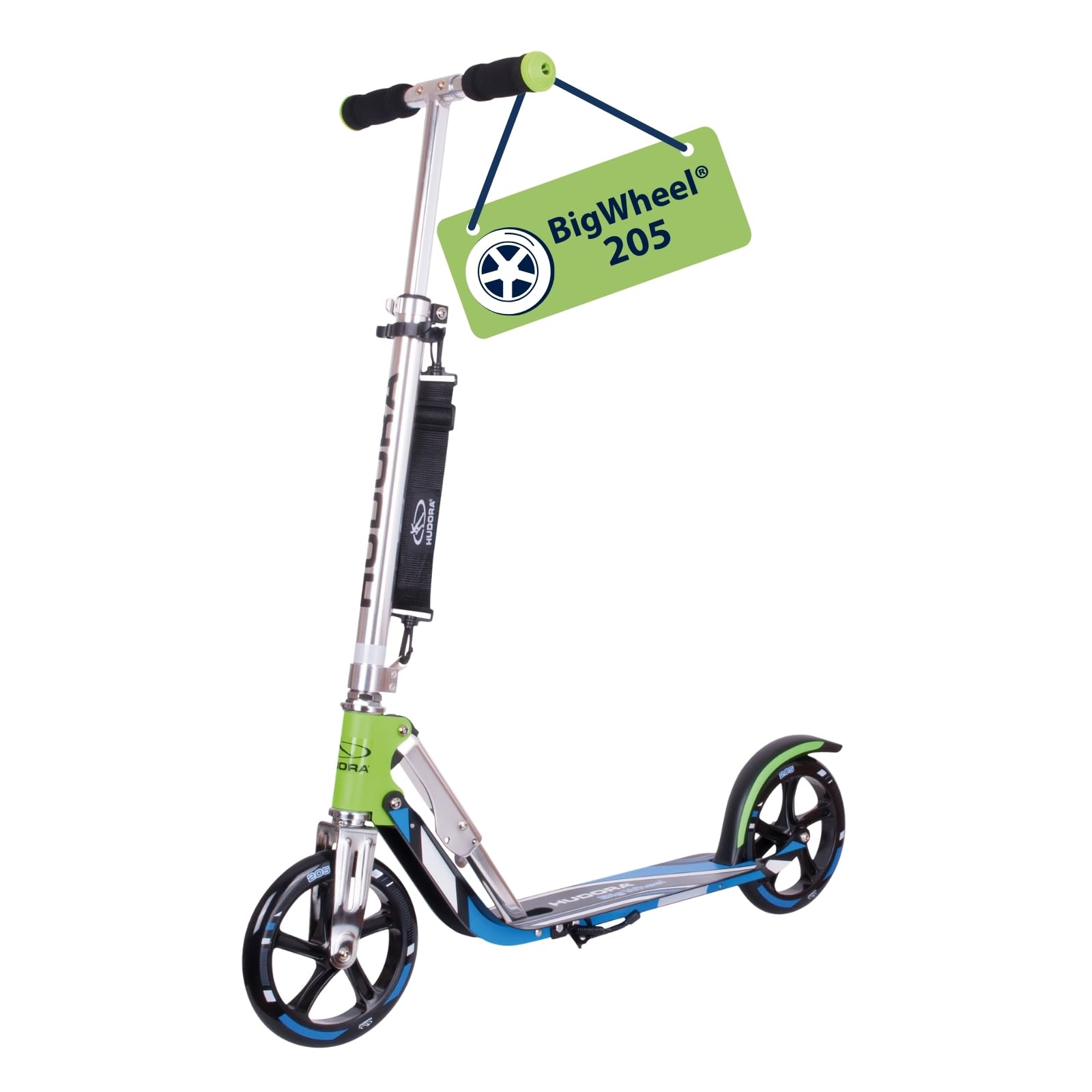 Hudora BigWheel 205, The Original with RX Pro Technology, folding city scooter