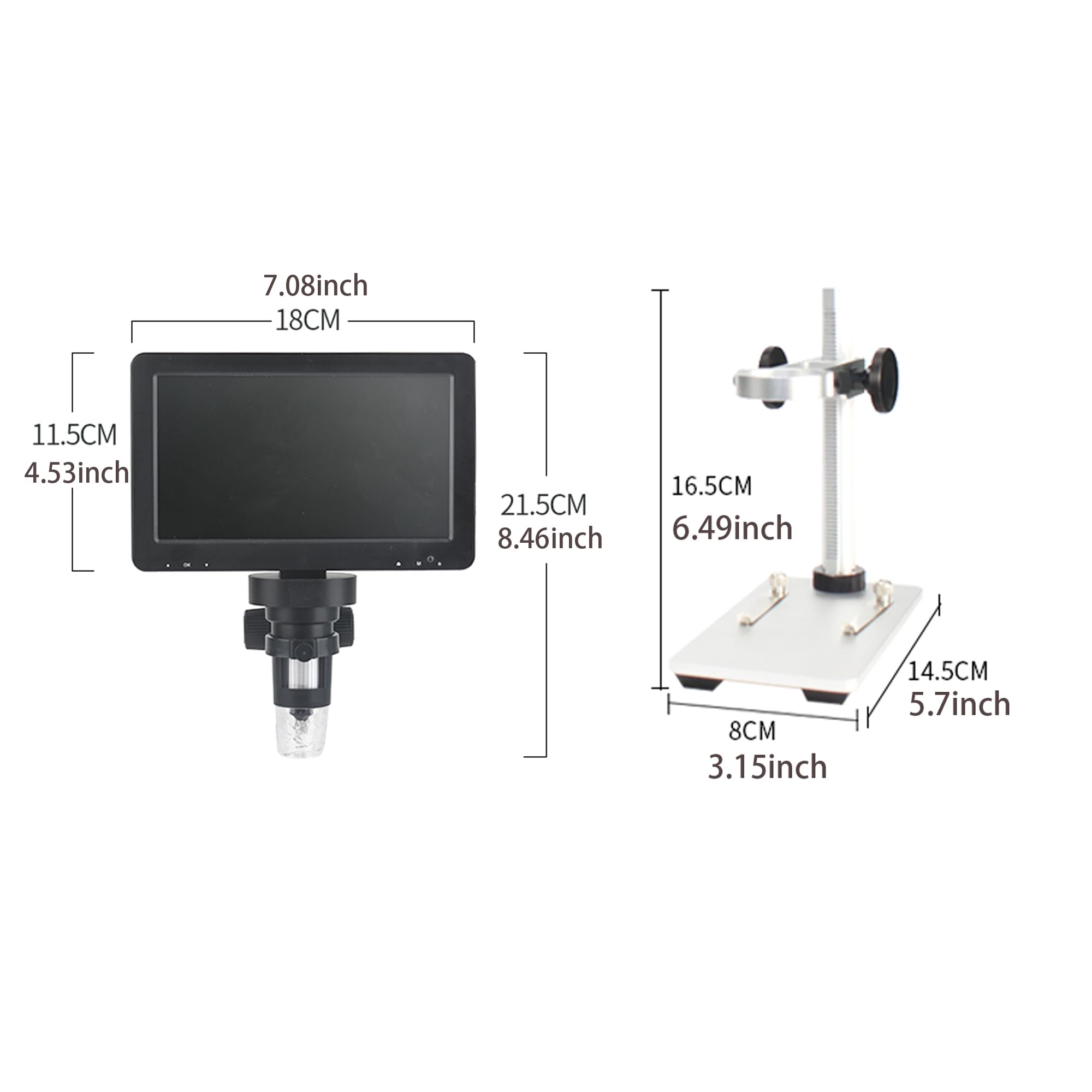 7 inch Coin Microscope, DM9 7