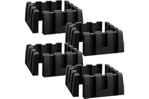 Datanly 4 Pack Car Trunk Organizer Blocks for Back of SUV Multipurpose Car Storage Organizer Blocks Trunk Divider Available to Wool Carpet for Truck SUV Van Cargo