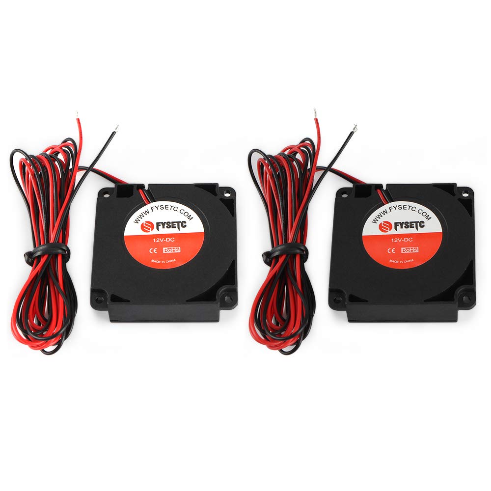 Amazon Com Fysetc 3d Printer Cr 10 Parts 4010 Blower Fan 40x40x10mm 12v Dc Circle Fan Extruder Hotend Cooler Radiator For Cr 10 Cr 10s S4 S5 2pcs Industrial Scientific