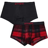 papi mens Brazilian Cool Trunk Boxer Briefs Pack of 2 Comfort Fitting Underwear