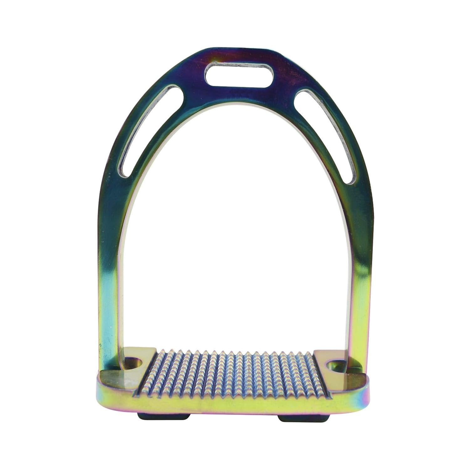 AK Aluminum Light Weight Horse Riding Equestrian Stirrups with Coated Colors (4.75 INCHES, Multi) - Image 4