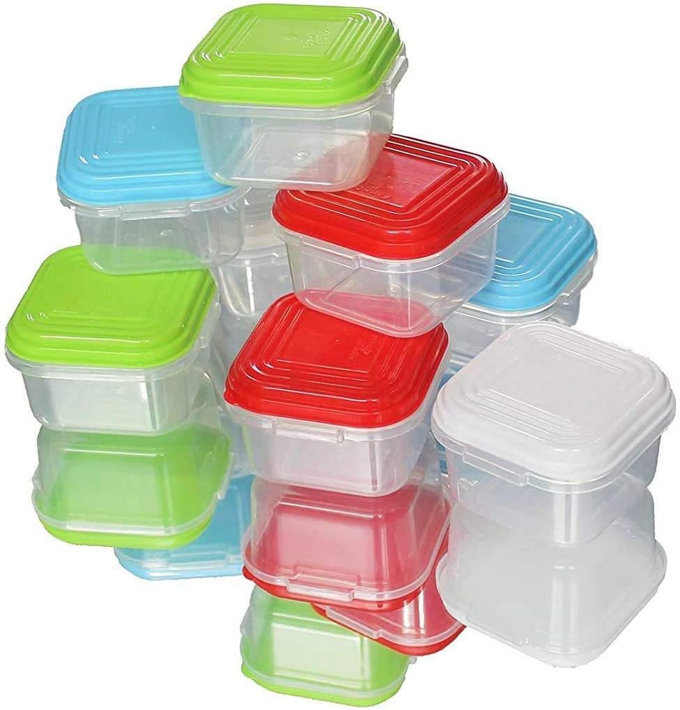 Bebe Puericulture Le Repas De Bebe Neez Recipient En Plastique Pour Bebe Pour Le Lait Maternel Et Autres Aliments Pour Bebe Congelateur Cubes De Congelation Sans Bpa Avec Plateau 8 Pcs