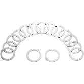 PRIME AVE Oil Drain Plug Gasket Crush Washer - 18mm Aluminum Crush Washers for Leak Proof Seal - Compatible with Ford Mazda Porsche &amp; Volvo Part# 90012310630, 977751, 995641800 (Pack of 15)