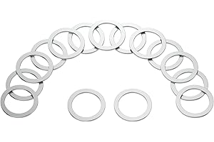 PRIME AVE Oil Drain Plug Gasket Crush Washer - 18mm Aluminum Crush Washers for Leak Proof Seal - Compatible with Ford Mazda Porsche & Volvo Part# 90012310630, 977751, 995641800 (Pack of 15)