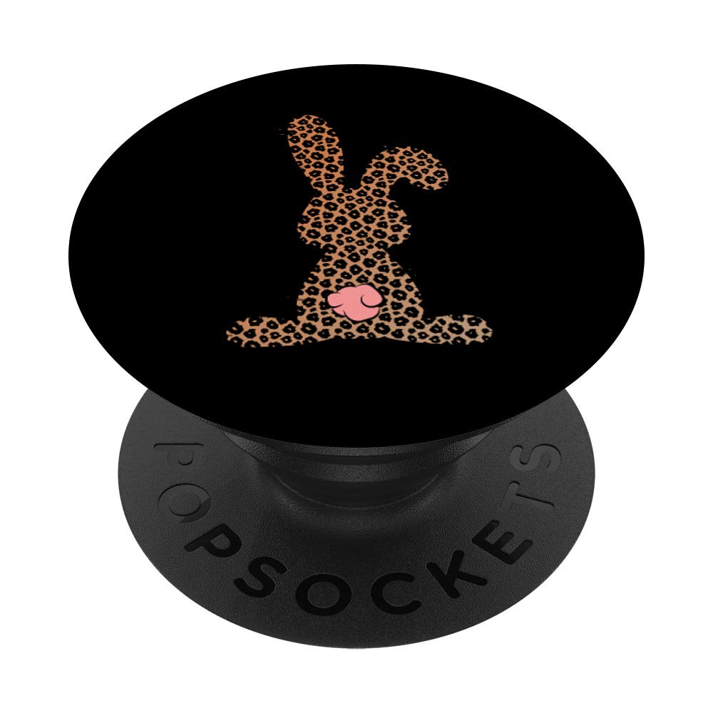 Cheetah Easter Bunny With Pink Tail PopSockets PopGrip: Swappable Grip for Phones & Tablets