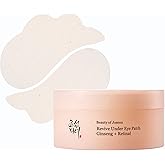 Beauty of Joseon Revive Under Eye Patch Retinal Ginseng for Puffy Under Eye Bag Masks Collagen Peptide Korean Skincare for Women and Men, 60 Sheets 30 Pairs