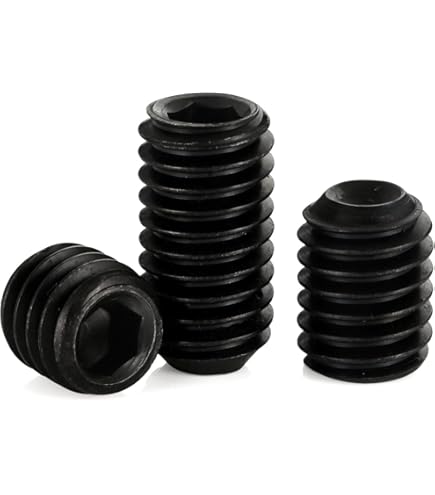 Amazon.com: 6#-32 Hex Socket Set Cup Point Grub 12.9 Grade