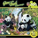 MasterPieces Glow in The Dark Hidden Images Bamboo Buffet Jigsaw Puzzle, 500-Piece