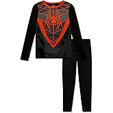 Cuddl Duds Boys Thermal Underwear Set - Spiderman, Pokemon, Minecraft, Super Mario Designs - Kids Long John Base Layer