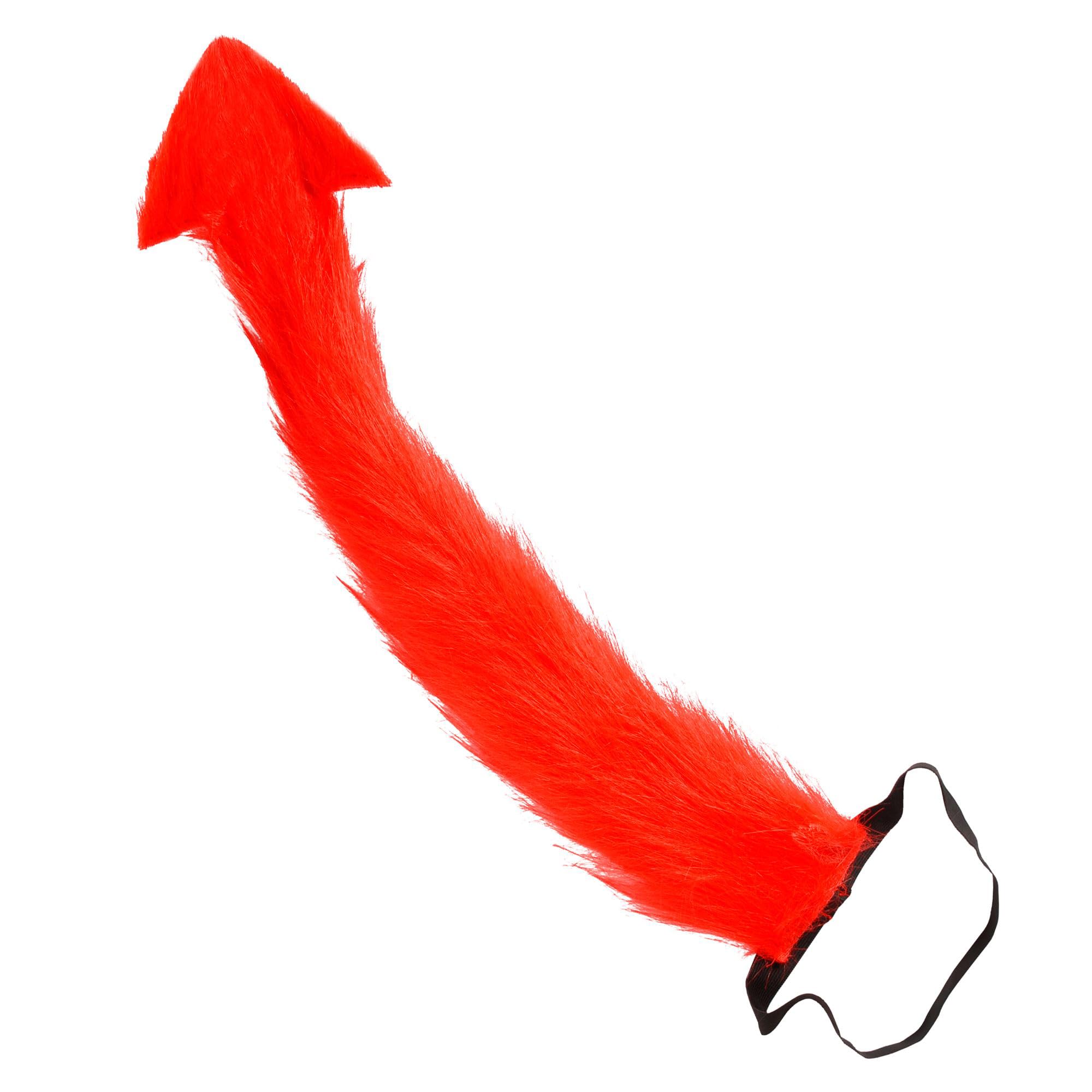 Devil Tail Plush Bendable Accessory for Halloween Lucifer Satan Fancy Dress