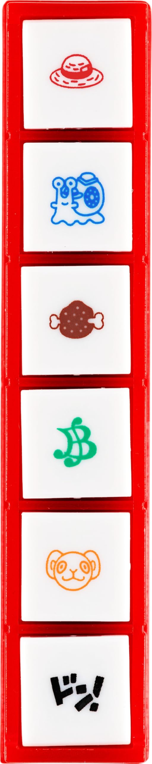 Hobonichi: Pochitto6 (One Piece) Multi-colored Rubber Stamp Set