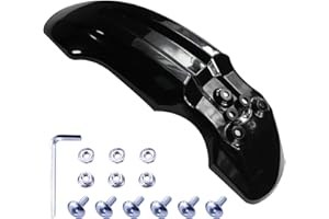 New Olym Plastic Front Wheel Mud Guard Fender CRF50 Style 125CC Pit PRO Trail Dirt Bike-Black