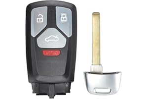 Keyecu Smart Remote Key Keyless Entry Fob 315MHz for 2017-up Audi A4 A5 Q7, 2016-Up TT FCC: 4M0 959 754 AK/AQ/AF