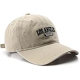 Los Angeles Hat Vintage Cotton Baseball Cap Unisex Dad Hat Sun Hat for Men and Women